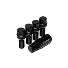 Load image into Gallery viewer, Vossen 28mm Lock Bolt - 14x1.5 - 17mm Hex - Cone Seat - Black (Set of 4)