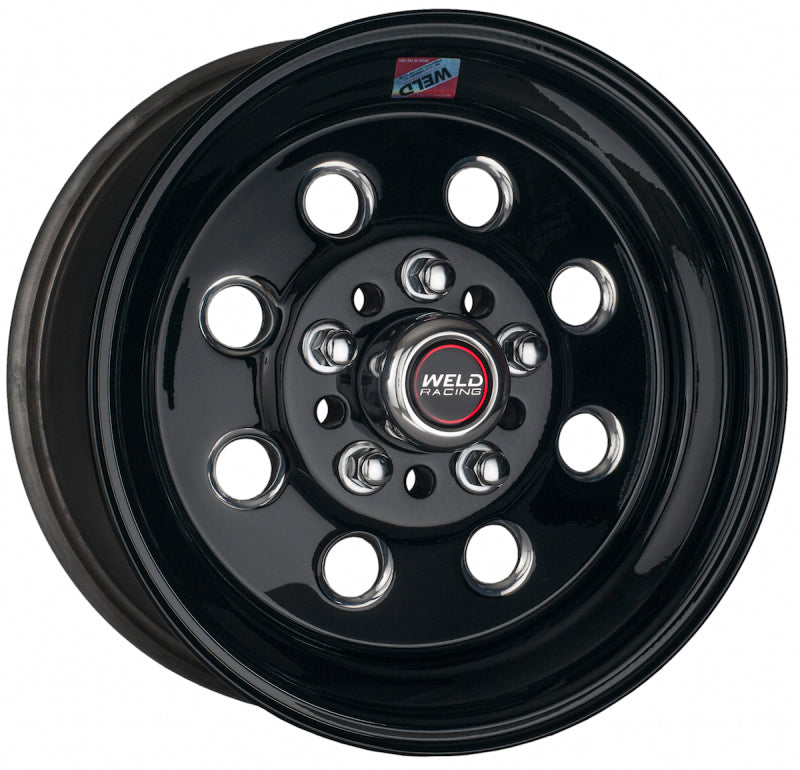 Weld Draglite 15x8 / 5x4.5 & 5x4.75 BP / 4.5in. BS Black Wheel - Non-Beadlock