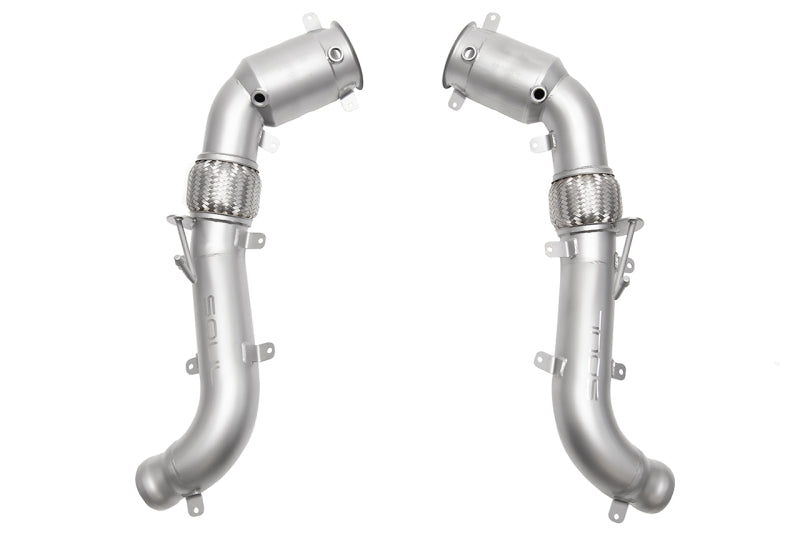 SOUL  McLaren MP4-12C / 650S / 675LT 3.5in Sport Downpipes (w/ 200 Cell Cats)