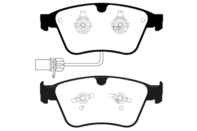 EBC 13-18 Bentley Continental Yellowstuff Front Brake Pads