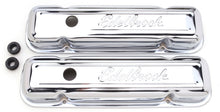 Load image into Gallery viewer, Edelbrock Valve Cover Signature Series Pontiac 1962-1979 301-455 CI V8 Low Chrome