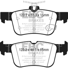 Load image into Gallery viewer, EBC 2013+ Lincoln MKZ 2.0L Hybrid Greenstuff Rear Brake Pads