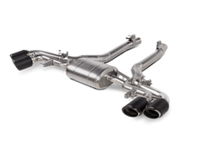 Load image into Gallery viewer, Akrapovic 2020+ BMW X5M (F95)/X6M (F96) Slip-On Line (Titanium) w/Carbon Fiber Titanium Tips