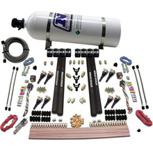 Load image into Gallery viewer, Nitrous Express SX2 Dual Stage 8 Solenoid /Gasoline Nitrous Kit (200-1200HP) w/15lb Bottle