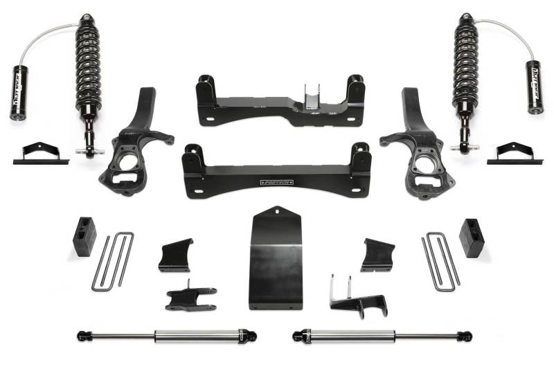 Fabtech 19-21 GM K1500 P/U 6in Perf Sys w/Dl 2.5 Resi & 2.25