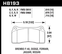 Load image into Gallery viewer, Hawk 09-16 Nissan GT-R Rear / 03-09 Dodge Viper SRT10 Fron &amp; Rear HT-10  Race Brake Pads