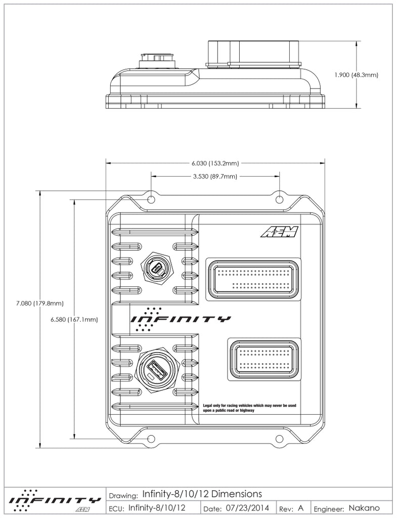 AEM Infinity-8 (Requires 30-3510)