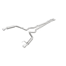 Load image into Gallery viewer, MagnaFlow Cat Back, SS, 2.5in, Competition, Dual Split Polished 4.5in Tips 2015 Ford Mustang V6 3.7L