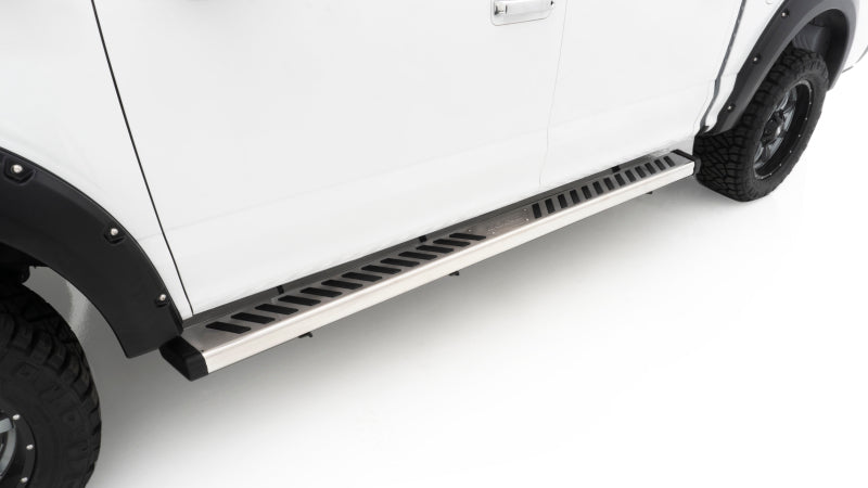 Lund 99-16 Ford F-250 Super Duty SuperCab Summit Ridge 2.0 Running Boards - Stainless