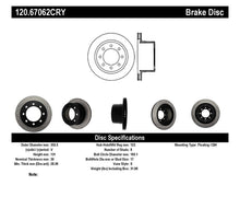 Load image into Gallery viewer, Centric 03-08 Dodge Ram 2500 &amp; 3500 Rear Performance Brake Rotor - Cryo treated