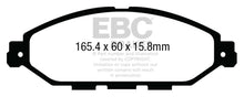 Load image into Gallery viewer, EBC 12-13 Infiniti JX35 3.5 Greenstuff Front Brake Pads