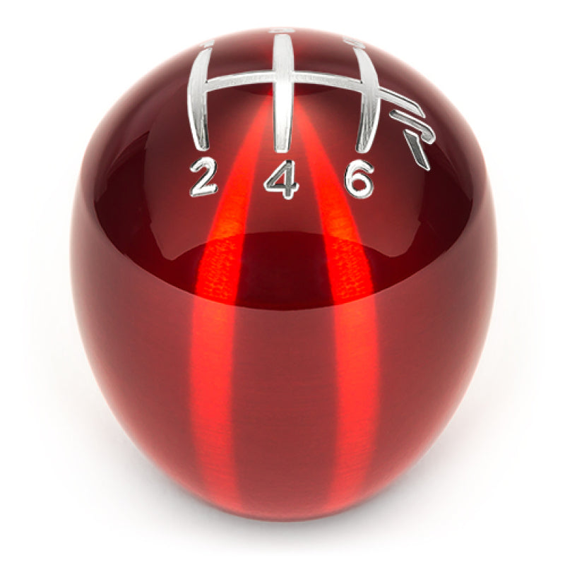 Raceseng Slammer Shift Knob (Gate 3 Engraving) M10x1.5mm Adapter - Red Translucent