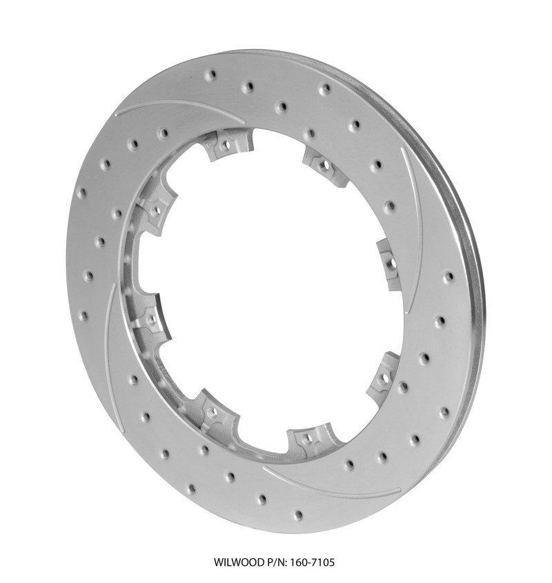 Wilwood Rotor-UL32 Iron RH-SRP Drilled 12.19 x .810 - 8 on 7.62in