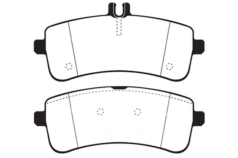 EBC 2015+ Mercedes-Benz C63 AMG (W205) Redstuff Rear Brake Pads