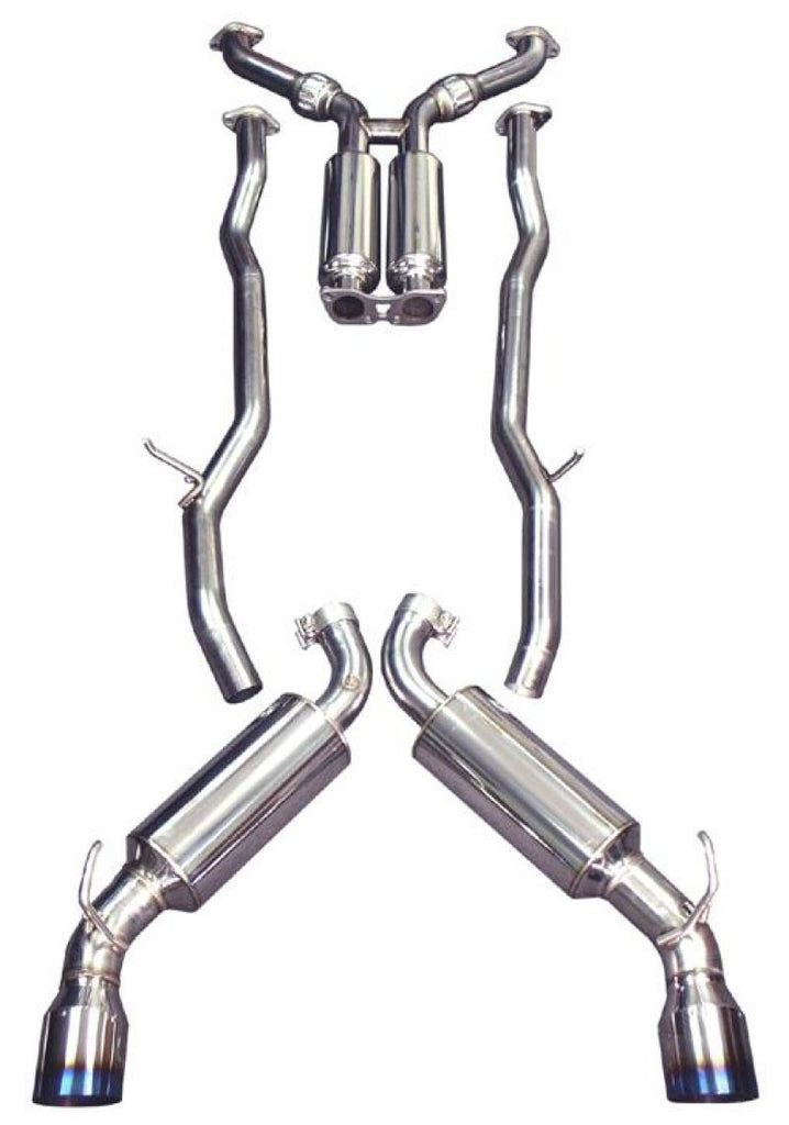 Injen 03-08 350Z Dual 60mm SS Cat-Back Exhaust w/ Built In Resonated X-Pipe