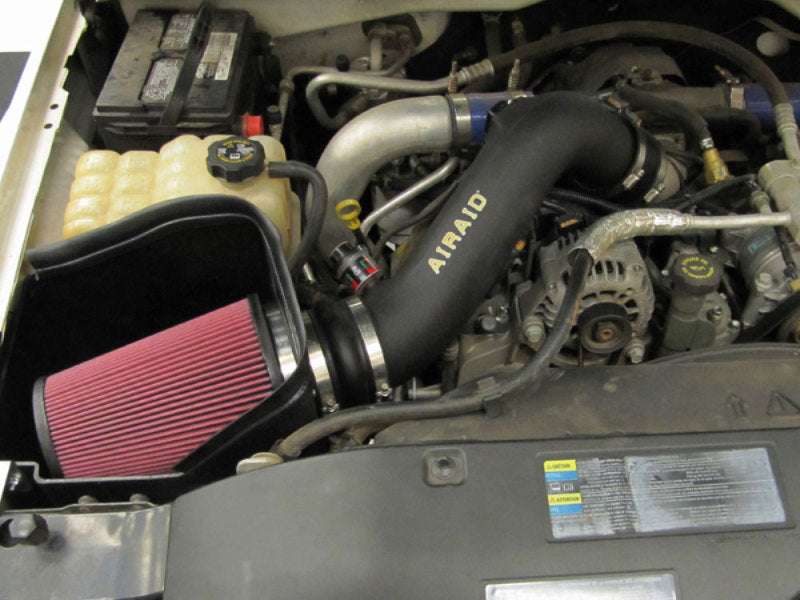 Airaid 01-04 GM 2500/3500 Pickup / 6.6L DSL MXP Intake System w/ Tube (Dry / Red Media)