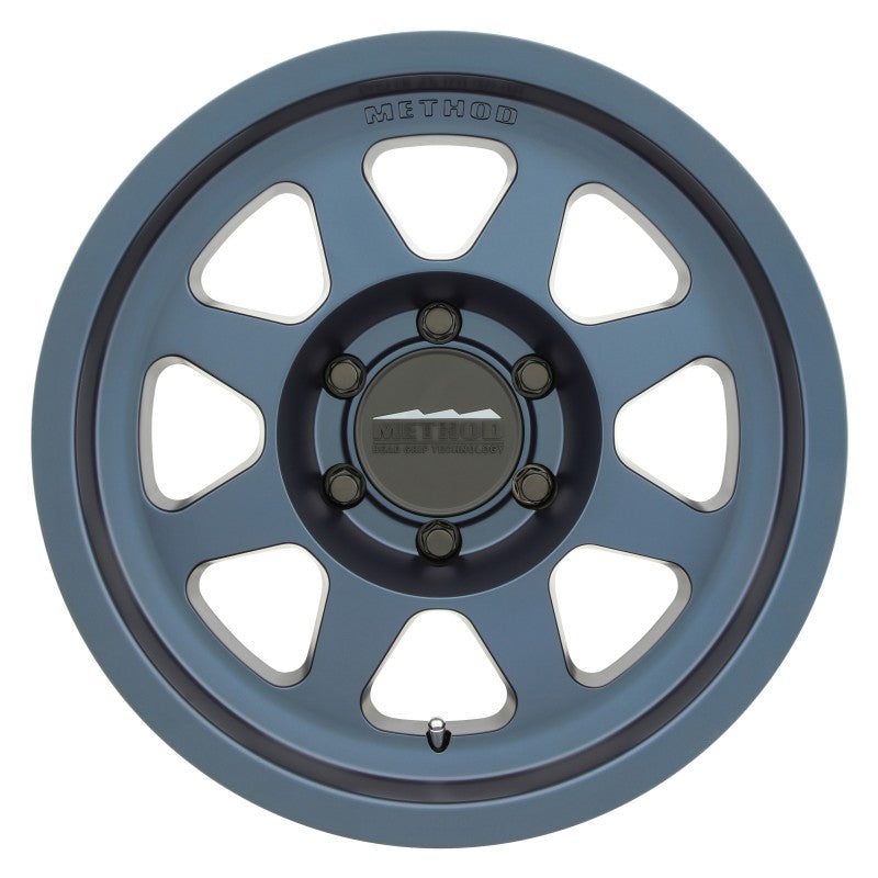 Method MR701 17x8.5 0mm Offset 6x120 67mm CB Bahia Blue Wheel