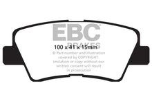 Load image into Gallery viewer, EBC 09-11 Hyundai Azera 3.3 Redstuff Rear Brake Pads