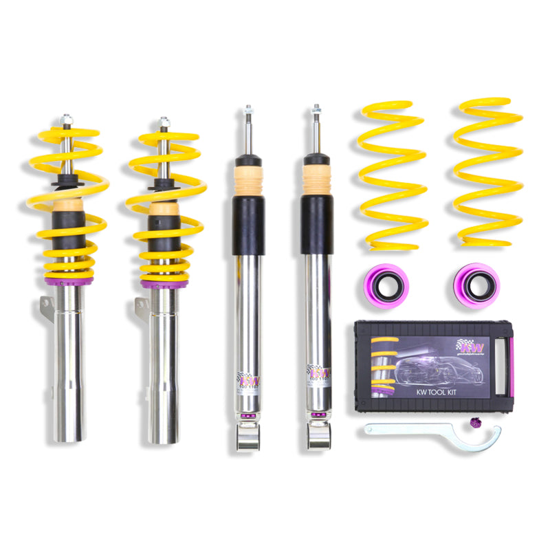 KW Coilover Kit V3 Audi Golf V GTI + Rabbit; 2WD (A5/1K 1KP); all engines; incl. DSG