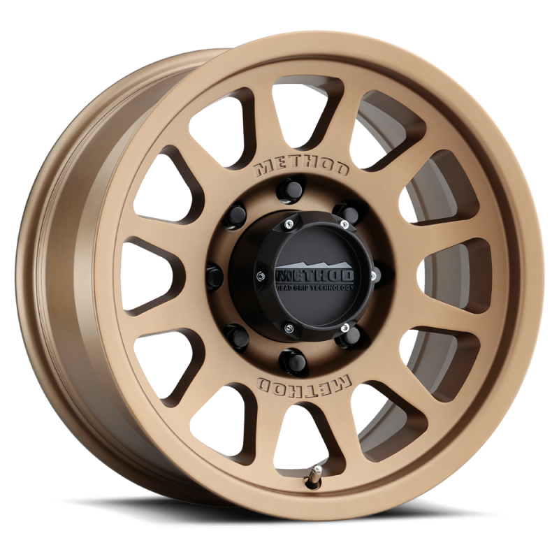 Method MR703 17x8.5 0mm Offset 8x180 130.81mm CB Method Bronze Wheel