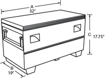 Load image into Gallery viewer, Lund Universal Steel Job Site Box/Chest - Grey