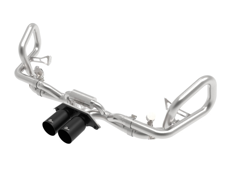 afe 14-16 Porsche 911 GT3 991.1 MACH Force-Xp Cat-Back Exhaust System w/ Black Tips