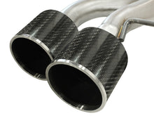 Load image into Gallery viewer, aFe Takeda 3in SS Exhaust Cat-Back 09-14 Nissan GTR V6 3.8L Carbon Fiber Tips