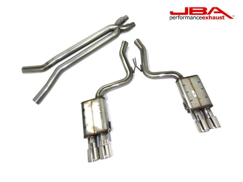 JBA 18-20 Ford Mustang GT 5.0L 409SS Quad Rear Cat-Back Exhaust