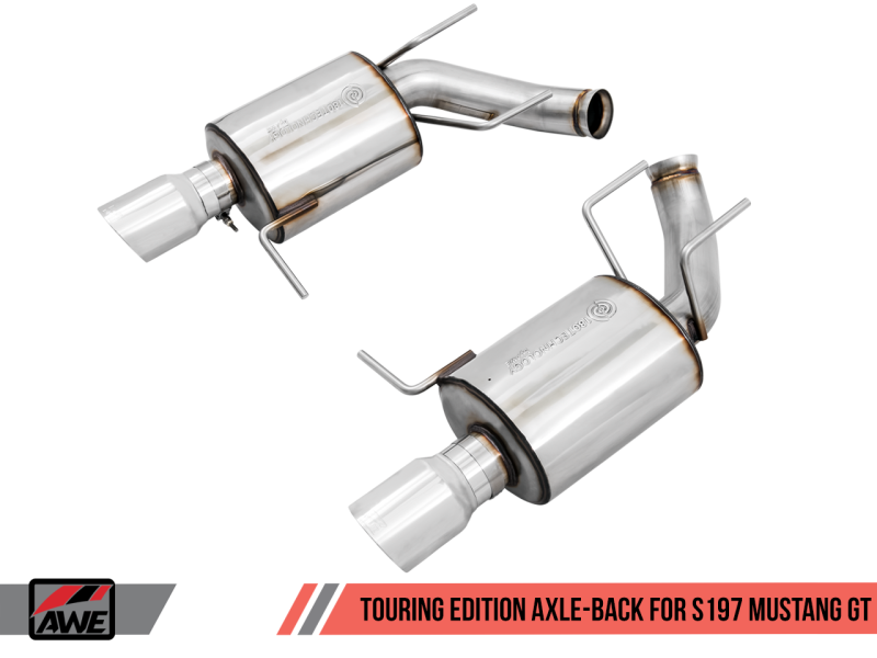 AWE Tuning S197 Mustang GT Axle-back Exhaust - Touring Edition