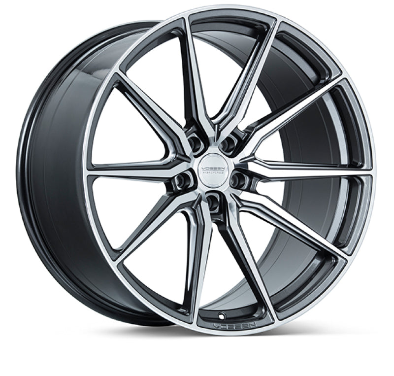 Vossen HF-3 19x8.5 / 5x112 / ET40 / Deep Face / 66.5 - Gloss Graphite Polished