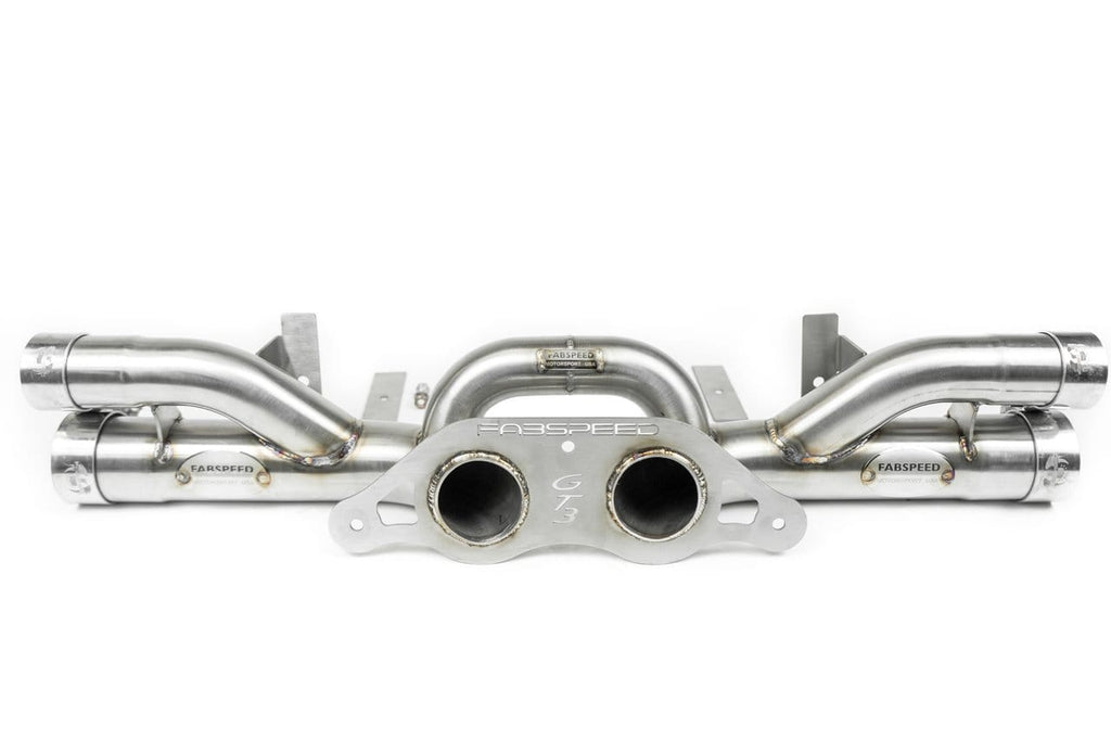 Fabspeed Porsche 997.2 GT3 / GT3 RS Center Muffler Bypass Pipe (2010-2011)