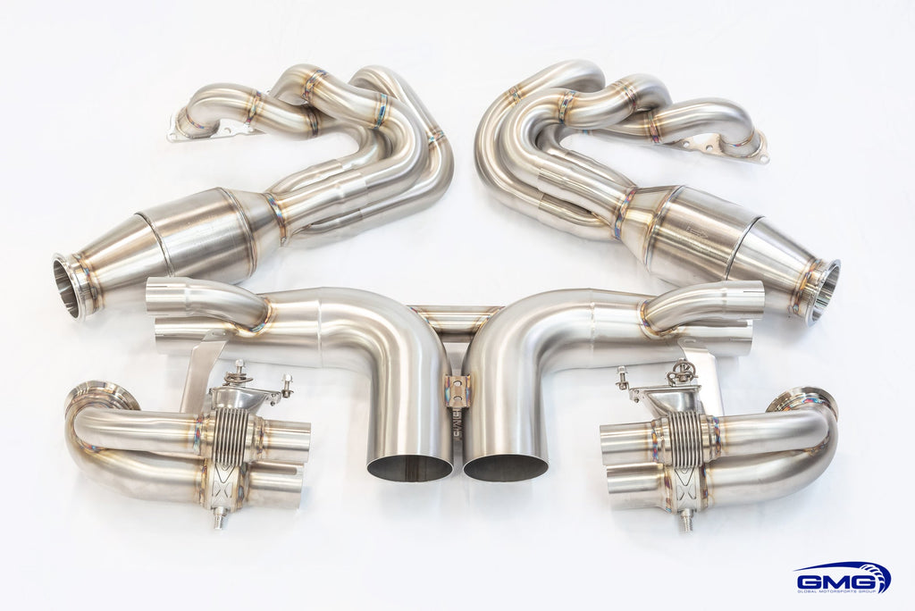 Porsche 992 GT3 GMG Racing WC-EvoLong Tube Header Exhaust System