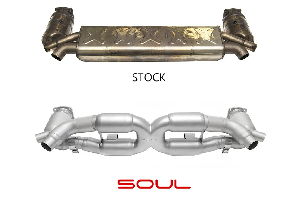 SOUL 13-19 Porsche 991.1 / 991.2 Sport X-Pipe Exhaust System