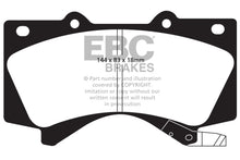 Load image into Gallery viewer, EBC 08+ Lexus LX570 5.7 Yellowstuff Front Brake Pads