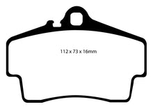 Load image into Gallery viewer, EBC 98-05 Porsche 911 (996) (Cast Iron Rotor) Redstuff Rear Brake Pads