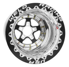 Load image into Gallery viewer, Weld Alumastar 2.0 15x12 / 5x4.5 BP / 3in. BS Black Wheel - Black Double Beadlock MT