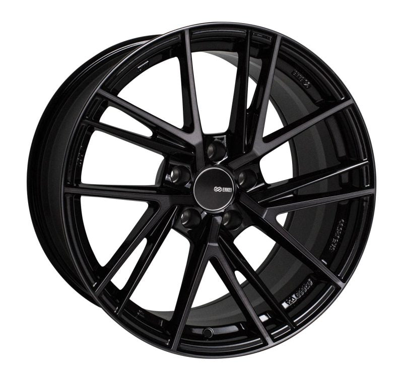 Enkei TD5 18x8.0 5x114.3 35mm Offset 72.6mm Bore Pearl Black (Machined Spoke Black Clearcoat) Wheel