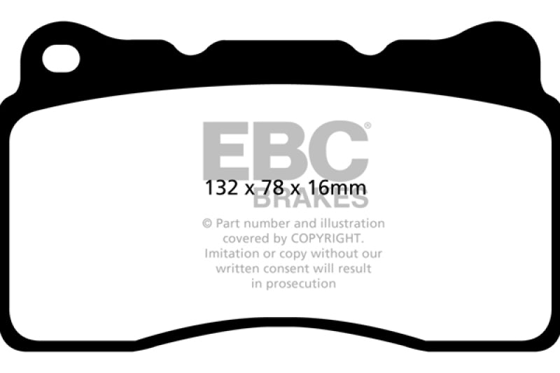 EBC 2016+ Chevrolet Corvette (C7) Bluestuff Front Brake Pads