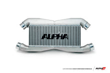 Load image into Gallery viewer, AMS Performance 2009+ Nissan GT-R R35 Replacement Alpha Front Mount Intercooler for IC Piping w/Logo