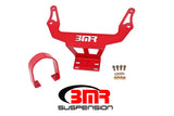 BMR 08-20 Dodge Challenger Front Driveshaft Safety Loop - Red