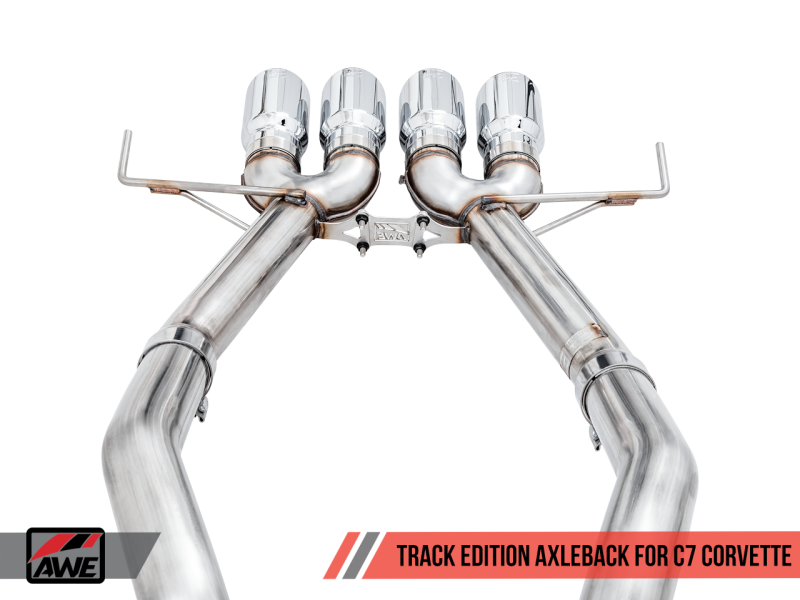 AWE Tuning C7 Corvette Track Edition Axle-Back Exhaust