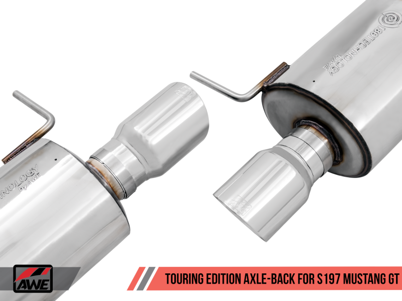 AWE Tuning S197 Mustang GT Axle-back Exhaust - Touring Edition