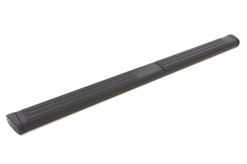 Lund 01-06 Chevy Silverado 1500 Ext. Cab (80in) 6in. Oval Straight Black Nerf Bars - Black