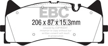 Load image into Gallery viewer, EBC 2015+ Mercedes-Benz C63 AMG (W205) Redstuff Front Brake Pads