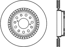 Load image into Gallery viewer, StopTech Sport Slot 07-09 Lexus LS460 / 09-12 Lexus LS Rear Left Slotted Cyro Rotor