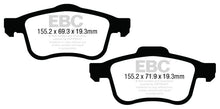 Load image into Gallery viewer, EBC 13+ Fiat 500L 1.4 Turbo Yellowstuff Front Brake Pads