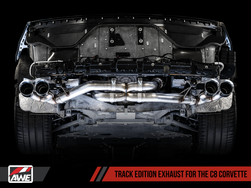 AWE Tuning Chevrolet Corvette (C8) Track Edition Exhaust