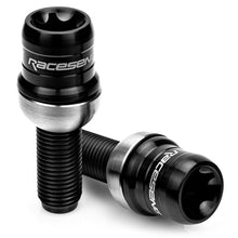 Load image into Gallery viewer, Raceseng TLR-1 Titanium Lug Bolt Set - M14x1.5mm / R14 Floating Seat - Brushed Black