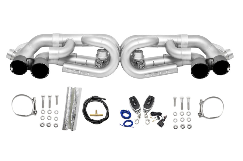 SOUL Porsche 991.1 Carrera Base (without PSE) Valved Performance Exhaust System