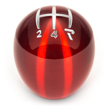 Load image into Gallery viewer, Raceseng Slammer Shift Knob (Gate 4 Engraving) M12x1.5mm Adapter - Red Translucent